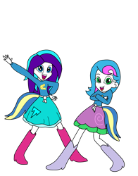 Size: 791x1010 | Tagged: safe, artist:madason602, oc, oc only, human, equestria girls, g4, duo, simple background, transparent background