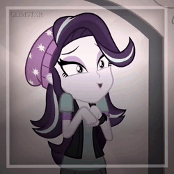 Size: 1080x1080 | Tagged: safe, edit, edited screencap, screencap, sci-twi, starlight glimmer, sunset shimmer, twilight sparkle, human, equestria girls, equestria girls specials, g4, mirror magic, animated, boots, clothes, crossed arms, eyes closed, female, food, geode of empathy, glasses, ice cream, jacket, jewelry, leather, leather boots, leather jacket, magical geodes, necklace, open mouth, open smile, ponytail, shoes, smiling, sound, statue, that human sure does love ice cream, that pony sure does love ice cream, tiktok, trio, webm