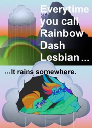 Size: 724x1004 | Tagged: safe, artist:lockandkeyhyena, lightning dust, rainbow dash, pegasus, pony, g4, cloud, female, kissing, lesbian, making out, parody, rainbow, ship:rainbowdust, shipping