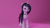 Size: 1920x1080 | Tagged: artist needed, safe, izzy moonbow, pony, unicorn, g5, 3d, 3d model, alternate hair color, alternate hairstyle, black mane, choker, eyebrows, eyeliner, female, goth, goth izzy, lipstick, makeup, mare, solo, unshorn fetlocks, wallpaper