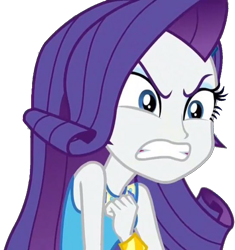 Size: 964x1024 | Tagged: safe, artist:fireluigi29, edit, edited screencap, screencap, rarity, human, equestria girls, g4, angry, background removed, female, not a vector, rarity peplum dress, simple background, sleeveless, solo, transparent background