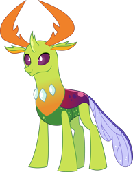 Size: 3000x3858 | Tagged: safe, artist:dashiesparkle, thorax, changedling, changeling, g4, high res, king thorax, simple background, solo, transparent background, vector