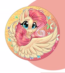 Size: 1820x2048 | Tagged: safe, artist:unfinishedheckery, fluttershy, pegasus, pony, g4, cute, digital art, female, mare, shyabetes, simple background, solo, spread wings, wings