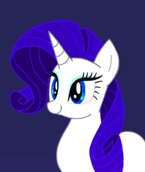 Size: 759x900 | Tagged: safe, artist:stacy_165cut, rarity, pony, unicorn, g4, blue background, female, horn, mare, simple background, solo