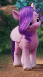 Size: 320x569 | Tagged: safe, screencap, pipp petals, pegasus, pony, g5, my little pony: a new generation, animated, cropped, female, floppy ears, gif, i watch it for the ears, mare, solo