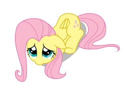 Size: 2000x1400 | Tagged: safe, artist:churobu, fluttershy, pegasus, pony, g4, cute, female, floppy ears, mare, shy, shyabetes, simple background, solo, transparent background, wings
