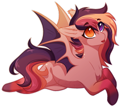 Size: 1403x1224 | Tagged: safe, artist:purplegrim40, oc, oc only, bat pony, pony, :p, bat pony oc, bat wings, ear fluff, female, mare, simple background, solo, tongue out, transparent background, wings