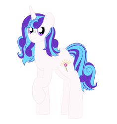 Size: 1890x2000 | Tagged: safe, artist:queenderpyturtle, oc, oc:carnation, pony, unicorn, male, offspring, parent:pokey pierce, parent:royal ribbon, simple background, solo, stallion, white background