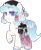 Size: 308x379 | Tagged: safe, artist:kawaiighetto, oc, oc only, pony, unicorn, bag, base used, eyelashes, grin, hat, horn, saddle bag, simple background, smiling, solo, transparent background, unicorn oc, unshorn fetlocks