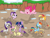 Size: 2000x1500 | Tagged: safe, artist:amateur-draw, applejack, fluttershy, pinkie pie, rainbow dash, rarity, starlight glimmer, sunset shimmer, twilight sparkle, alicorn, earth pony, pegasus, pony, unicorn, g4, covered in mud, diving, female, jumping, lying down, mane six, mare, messy mane, missing cutie mark, mud, mud bath, mud mask, mud play, mud pony, mud wrestling, muddy, muddy hooves, playing, rarity loves mud, sitting, twilight sparkle (alicorn), wet and messy