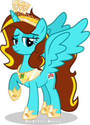 Size: 2075x2889 | Tagged: safe, artist:vector-brony, oc, oc only, oc:ilovekimpossiblealot, alicorn, pony, g4, alicornified, female, high res, mare, race swap, raised hoof, simple background, transparent background, vector