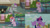 Size: 1280x720 | Tagged: safe, edit, edited screencap, editor:quoterific, screencap, coconut cream, toola roola, twilight sparkle, alicorn, earth pony, pony, fame and misfortune, g4, season 7, eyes closed, female, filly, foal, food, hooves to the chest, ice cream, magic, mare, open mouth, spread wings, telekinesis, text, trio, twilight sparkle (alicorn), wings