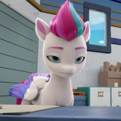 Size: 1080x1080 | Tagged: safe, screencap, zipp storm, pegasus, pony, g5, my little pony: make your mark, my little pony: make your mark chapter 1, spoiler:my little pony: make your mark, cropped, female, mare, solo