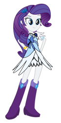 Size: 632x1264 | Tagged: safe, artist:mlgskittles, rarity, human, equestria girls, g4, boots, clothes, dress, high heel boots, jewelry, shoes, simple background, solo, transparent background