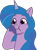 Size: 1835x2500 | Tagged: safe, artist:nicogamer3000, izzy moonbow, pony, unicorn, g5, my little pony: tell your tale, the game is ahoof, spoiler:g5, spoiler:my little pony: tell your tale, .svg available, :t, bust, female, high res, hoof over mouth, hooves, horn, mare, show accurate, simple background, smiling, solo, svg, tell your tale accurate, trace, transparent background, unshorn fetlocks, vector