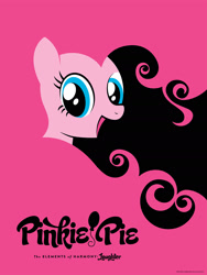 Size: 1240x1652 | Tagged: safe, artist:michael de pippo, part of a set, pinkie pie, earth pony, pony, g4, official, bust, comic con, female, mare, portrait, poster, solo