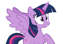 Size: 1280x892 | Tagged: safe, artist:benpictures1, part of a set, twilight sparkle, alicorn, pony, g4, power ponies (episode), cute, female, gritted teeth, inkscape, mare, raised hoof, shocked, simple background, solo, teeth, transparent background, twiabetes, twilight sparkle (alicorn), vector
