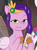 Size: 1024x1370 | Tagged: safe, edit, edited screencap, editor:westrail642fan, screencap, pipp petals, zipp storm, pegasus, pony, clip trot, g5, my little pony: tell your tale, spoiler:g5, spoiler:my little pony: tell your tale, spoiler:tyts01e07, crown, duo, female, green eyes, jewelry, mane, mare, phone, regalia, rock, smiling, wet, wet mane, wings