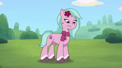 Size: 600x338 | Tagged: safe, screencap, dahlia, earth pony, pony, g5, my little pony: tell your tale, neighfever, spoiler:g5, spoiler:my little pony: tell your tale, spoiler:tyts01e16, animated, earth pony grow dance, female, mare, solo