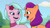 Size: 3410x1920 | Tagged: safe, screencap, dahlia, sunny starscout, earth pony, pony, g5, my little pony: tell your tale, neighfever, spoiler:g5, spoiler:my little pony: tell your tale, duo, female, high res, looking at each other, looking at someone, mane stripe sunny, mare, open mouth, open smile, smiling, youtube link