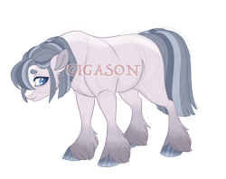 Size: 2900x2300 | Tagged: safe, artist:gigason, oc, oc:pebble pie, earth pony, pony, female, high res, magical lesbian spawn, mare, obtrusive watermark, offspring, parent:marble pie, parent:nurse redheart, simple background, solo, transparent background, unshorn fetlocks, watermark