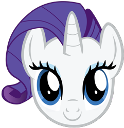 Size: 2824x2934 | Tagged: artist needed, safe, edit, screencap, rarity, pony, unicorn, g4, blue eyes, female, head, head only, high res, mare, simple background, solo, transparent background, vector