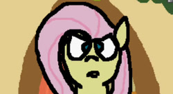 Size: 489x267 | Tagged: safe, artist:pokehidden, fluttershy, pegasus, pony, banned from equestria daily, g4, angry, cottage, female, flutterrage, fluttershy is not amused, fluttershy's cottage, frown, game screencap, mare, unamused, youtube link