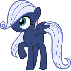 Size: 893x894 | Tagged: safe, artist:luckreza8, edit, editor:foxyfell1337, vector edit, fluttershy, original species, pony, umbra pony, g4, female, filly, filly fluttershy, race swap, simple background, solo, transparent background, vector, younger