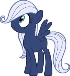 Size: 859x931 | Tagged: safe, artist:foxyfell1337, fluttershy, original species, pony, umbra pony, g4, female, filly, filly fluttershy, race swap, simple background, solo, transparent background, younger