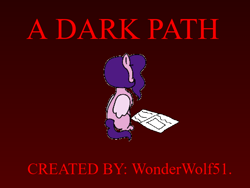 Size: 960x720 | Tagged: safe, edit, editor:wonderwolf51, pipp petals, pegasus, pony, series:a dark path, g5, cover, cover art, covering, pippamena