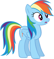 Size: 2345x2558 | Tagged: safe, artist:skyheartpegasister, rainbow dash, pegasus, pony, g4, .svg available, female, high res, mare, simple background, solo, transparent background, vector