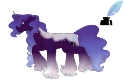 Size: 1280x854 | Tagged: safe, artist:itstechtock, oc, oc:nightingale, pony, unicorn, female, mare, simple background, solo, transparent background