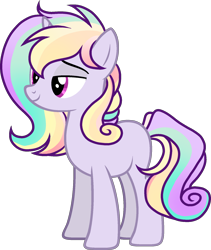 Size: 1470x1744 | Tagged: safe, artist:dayspring-dawnyt, oc, pony, unicorn, base used, female, magical lesbian spawn, mare, offspring, parent:princess cadance, parent:rainbow dash, parents:cadash, simple background, solo, transparent background