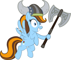Size: 1729x1467 | Tagged: safe, artist:cinder vel, oc, pegasus, pony, axe, female, simple background, transparent background, weapon
