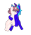 Size: 456x518 | Tagged: safe, artist:trixiecutiepox, oc, oc only, oc:trixie cutiepox, oc:white squirrel, kirin, pony, unicorn, horn, kirin oc, simple background, transparent background, unicorn oc