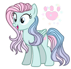Size: 876x852 | Tagged: safe, artist:dayspring-dawnyt, oc, pegasus, pony, base used, female, magical lesbian spawn, mare, offspring, parent:fluttershy, parent:trixie, parents:trixieshy, simple background, solo, transparent background