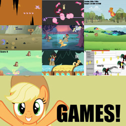 Size: 640x640 | Tagged: safe, artist:sparklepeep, applejack, babs seed, derpy hooves, doctor whooves, fluttershy, pinkie pie, princess cadance, scootaloo, sheriff silverstar, spike, time turner, trixie, twilight sparkle, wild fire, oc, alicorn, beaver, dragon, earth pony, pegasus, pony, unicorn, apple family reunion, g4, games ponies play, just for sidekicks, keep calm and flutter on, magic duel, magical mystery cure, one bad apple, season 3, spike at your service, the crystal empire, too many pinkie pies, 4chan, alicorn oc, animal costume, apple, apple tree, applejack's hat, bandana, basket, big crown thingy, bits, cape, clone, clothes, cloud, compilation, coronation dress, costume, cowboy hat, crystal, crystal heart, derp, dress, element of magic, eyes closed, female, filly, filly trixie, flying, food, game, gritted teeth, hammer, hat, heart, helmet, hooves in air, horn, jewelry, laser, lying down, magic, male, mare, minigame, mop, multeity, on back, regalia, rock, rock farm, running, shadow, shocked, sitting, sky, smiling, spikes, spotlight, spread wings, stallion, sweet apple acres, teeth, text, tongue out, too much pink energy is dangerous, train, tree, trixie's cape, trixie's hat, twilight sparkle (alicorn), unicorn twilight, unripe zap apple, wheel, wings, wolf costume, younger, zap apple, zap apple tree