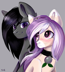 Size: 3301x3680 | Tagged: safe, artist:ske, oc, oc only, earth pony, pegasus, pony, duo, high res
