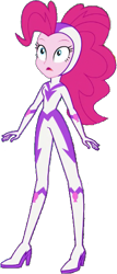 Size: 239x560 | Tagged: safe, artist:pascalmulokozi2, edit, edited screencap, screencap, fili-second, pinkie pie, human, equestria girls, equestria girls specials, g4, movie magic, background removed, power ponies, simple background, solo, transparent background
