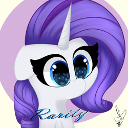 Size: 2000x2000 | Tagged: safe, artist:daftramms, rarity, pony, unicorn, g4, cute, female, high res, mare, simple background, solo