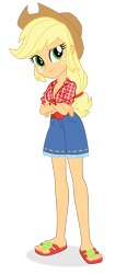 Size: 940x2229 | Tagged: artist needed, editor needed, source needed, safe, artist:imperfectxiii, artist:mlgskittles, edit, edited edit, editor:slayerbvc, vector edit, applejack, human, equestria girls, g4, my little pony equestria girls: better together, applejack's hat, braless, breasts, cleavage, clothes, cowboy hat, crossed arms, denim shorts, edit of an edit of an edit, feet, female, front knot midriff, hat, legs, midriff, sandals, shorts, show accurate, simple background, solo, stetson, transparent background, vector