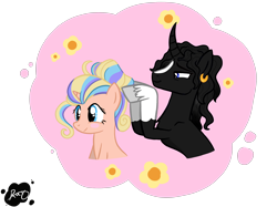 Size: 2732x2048 | Tagged: safe, artist:xcosmicghostx, oc, oc only, pony, unicorn, duo, ear piercing, earring, eyelashes, female, high res, horn, jewelry, male, mare, piercing, show accurate, simple background, stallion, transparent background, unicorn oc, unshorn fetlocks