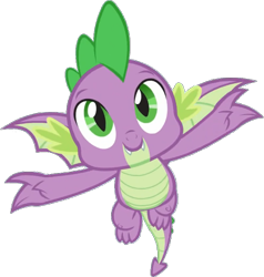 Size: 745x784 | Tagged: safe, edit, edited screencap, editor:pascalmulokozi2, screencap, spike, dragon, g4, background removed, cute, male, simple background, solo, spikabetes, transparent background, winged spike, wings