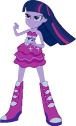 Size: 321x529 | Tagged: safe, artist:pascalmulokozi2, edit, edited screencap, screencap, twilight sparkle, human, equestria girls, g4, background removed, bare shoulders, fall formal outfits, simple background, sleeveless, solo, strapless, transparent background, twilight sparkle (alicorn)