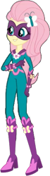 Size: 146x511 | Tagged: safe, edit, edited screencap, editor:pascalmulokozi2, screencap, fluttershy, saddle rager, human, equestria girls, equestria girls specials, g4, my little pony equestria girls: movie magic, background removed, power ponies, simple background, solo, transparent background