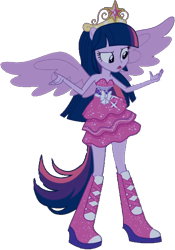 Size: 458x655 | Tagged: safe, artist:pascalmulokozi2, edit, edited screencap, screencap, twilight sparkle, human, equestria girls, g4, my little pony equestria girls, background removed, bare shoulders, big crown thingy, element of magic, fall formal outfits, jewelry, regalia, simple background, sleeveless, solo, strapless, transparent background, twilight sparkle (alicorn)