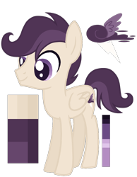 Size: 700x900 | Tagged: safe, artist:monochrome-sunsets, oc, pegasus, pony, g4, base used, male, offspring, parent:rumble, parent:scootaloo, parents:rumbloo, simple background, solo, teenager, transparent background