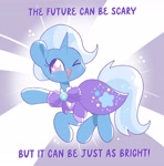 Size: 2888x2919 | Tagged: safe, artist:typhwosion, trixie, pony, unicorn, blushing, cape, clothes, cute, diatrixes, female, looking at you, mare, one eye closed, open mouth, positive ponies, smiling, smiling at you, solo, wink, winking at you