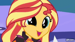 Size: 640x360 | Tagged: safe, screencap, hunter hedge, pinkie pie, raspberry lilac, snails, spike, spike the regular dog, sunset shimmer, dog, human, equestria girls, equestria girls series, g4, wake up!, spoiler:eqg series (season 2), animated, eyes closed, female, geode of empathy, geode of sugar bombs, gif, gifs.com, grin, magical geodes, male, music festival outfit, nose in the air, open mouth, open smile, running, smiling, sugar rush, wake up!: pinkie pie