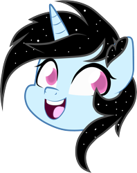 Size: 1450x1829 | Tagged: safe, artist:c.a.m.e.l.l.i.a, oc, oc only, oc:mimi rusebiry, pony, unicorn, bust, female, happy, looking at you, mare, portrait, simple background, solo, transparent background